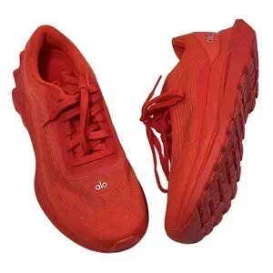 Alo Yoga Bright Red Runner Sneaker Shoes Brand New ALO Runner - Bright Red | ALO main image 4
